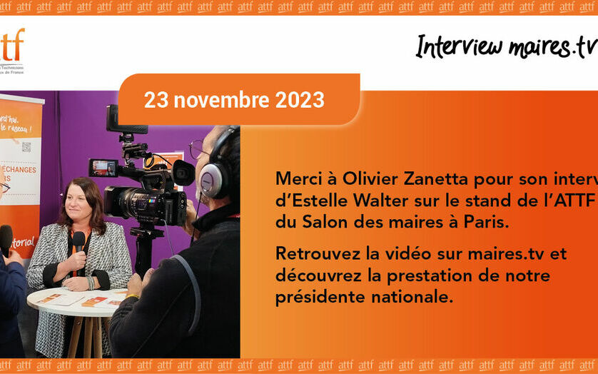Interview au Salon des maires