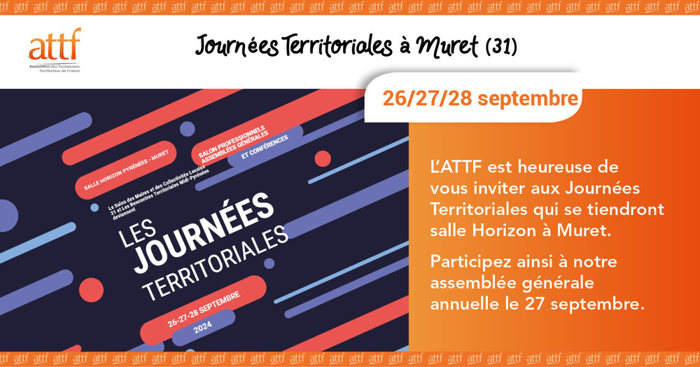 Journées Territoriales et AG Journées Territoriales et AG