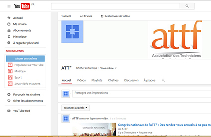 L'ATTF a désormais sa chaîne YouTube ! 