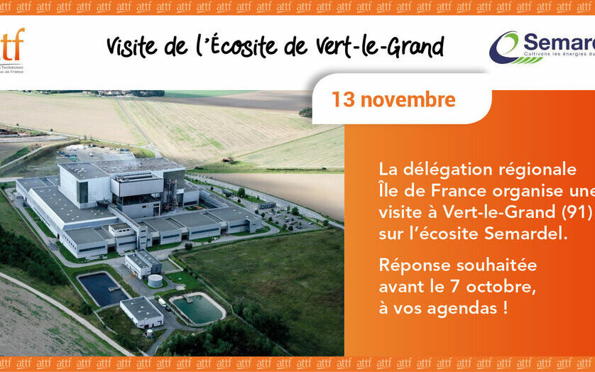 Visite de l'écosite de Vert-le-Grand (91)