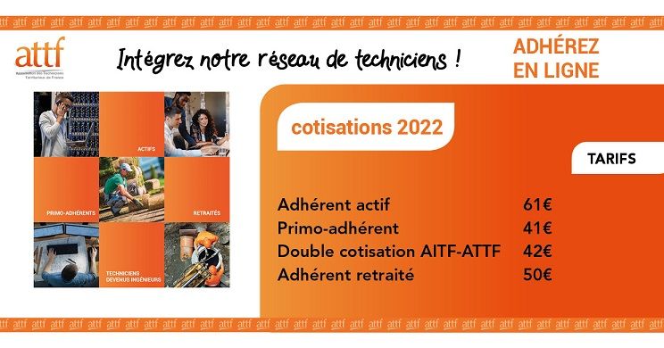 L'appel à cotisations 2022 est lancé ! L'appel à cotisations 2022 est lancé !