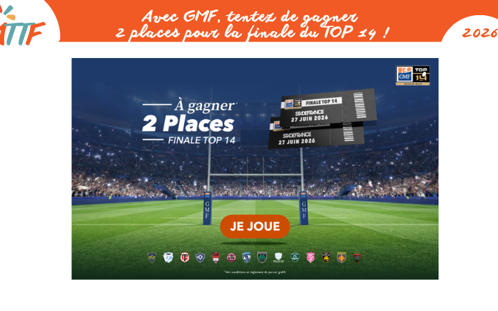 Tentez de gagner 2 places pour la finale du TOP 14!