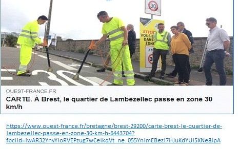 Articles de Presse - Service Voirie de Brest Métropole Article OUEST-FRANCE - zoom 