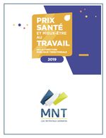 Prix santé et mieux-être au travail : candidatez à l'édition 2019 !