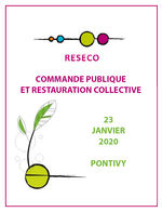 Journée de réflexion «Commande publique et restauration collective» 23/01/20 - Pontivy