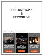 Lighting days et BePositive