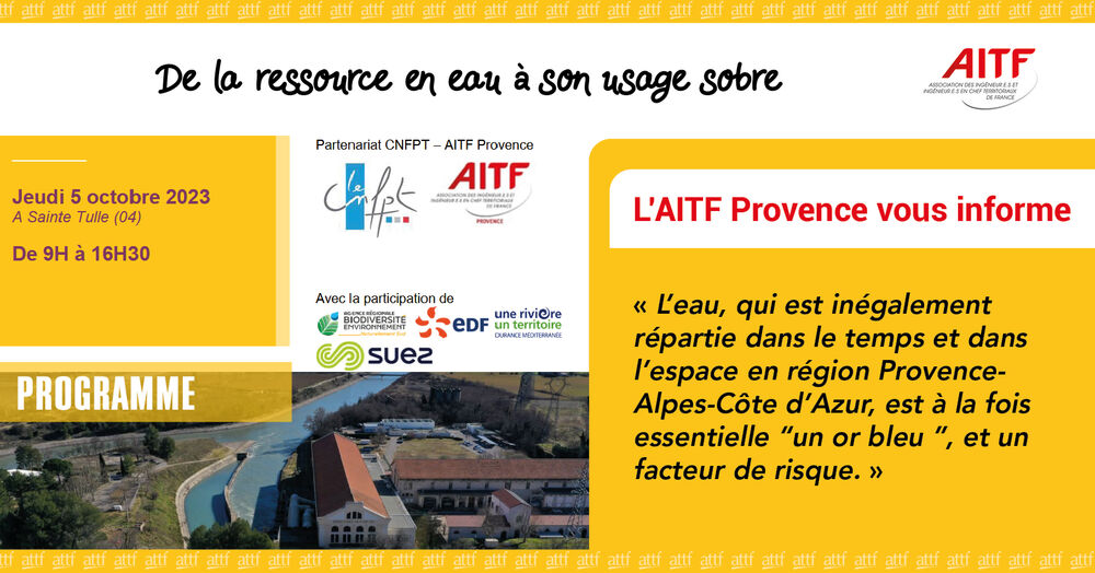 Journée d'actualité 5 octobre AITF Provence