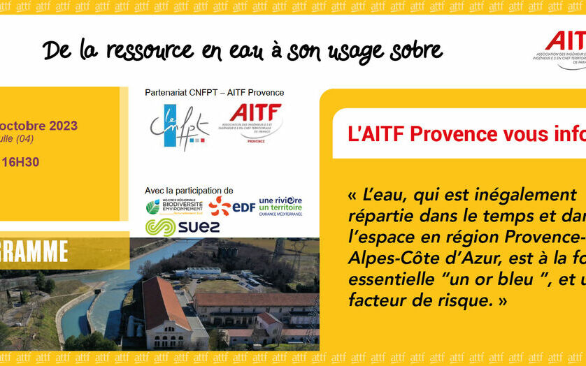 Journée d'actualité 5 octobre AITF Provence