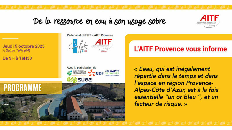 Journée d'actualité 5 octobre AITF Provence