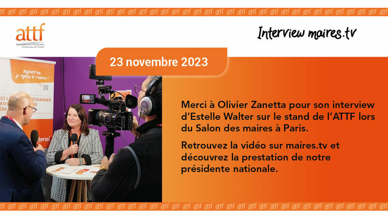 Interview au Salon des maires