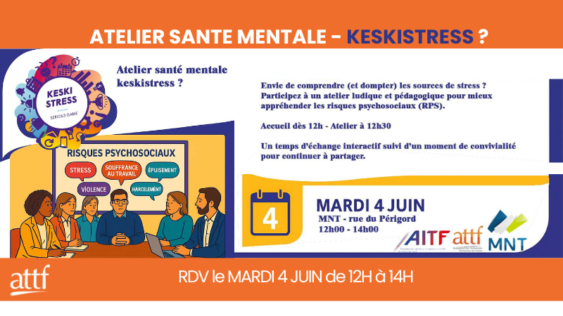 Atelier sur la santé mentale avec la MNT Atelier sur la santé mentale avec la MNT