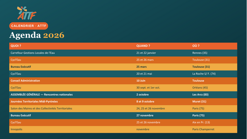 Nos rendez-vous 2026 - 2026