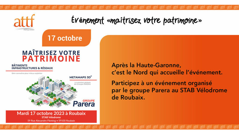 "Maîtrisez votre patrimoine" - 17/10/2023 - Vélodrome Roubaix