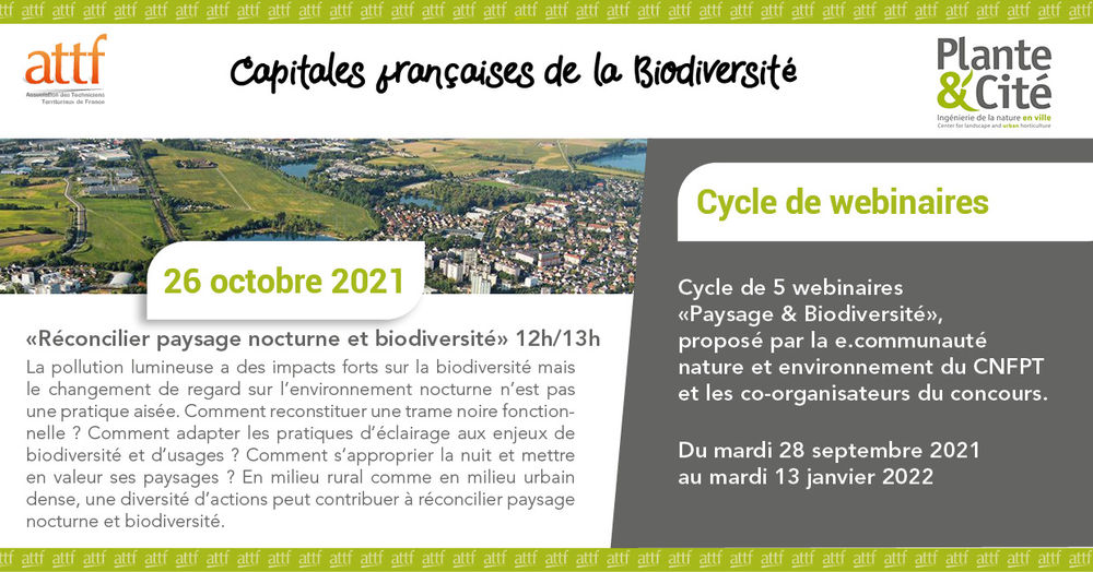 webinaires Paysage & Biodiversité