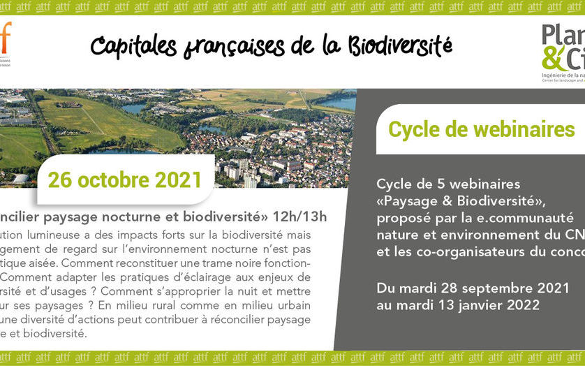 webinaires Paysage & Biodiversité