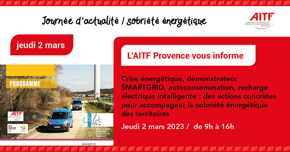 Journée d'actualité avec l'AITF Provence Journée d'actualité avec l'AITF Provence