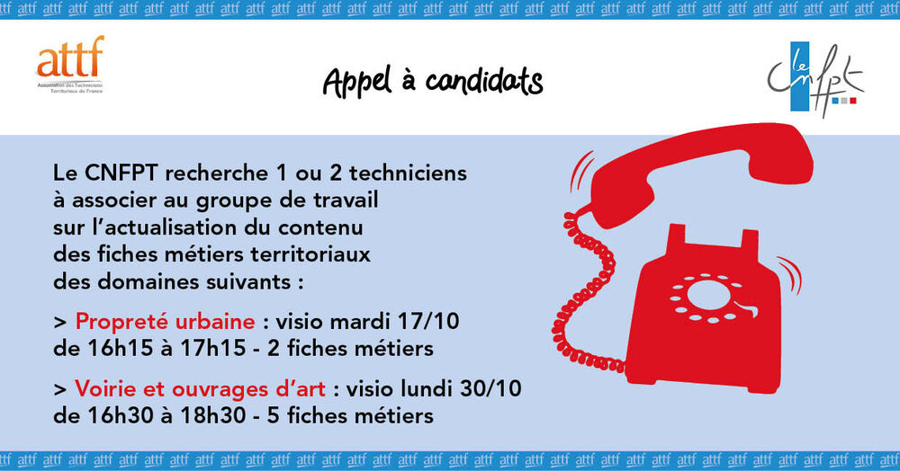 Groupes de travail CNFPT Groupes de travail CNFPT