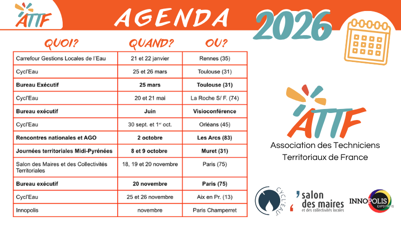 Nos rendez-vous 2026 - 2026