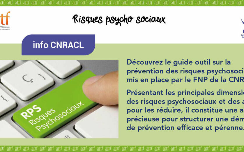 Guide outil prévention risques psycho sociaux CNRACL