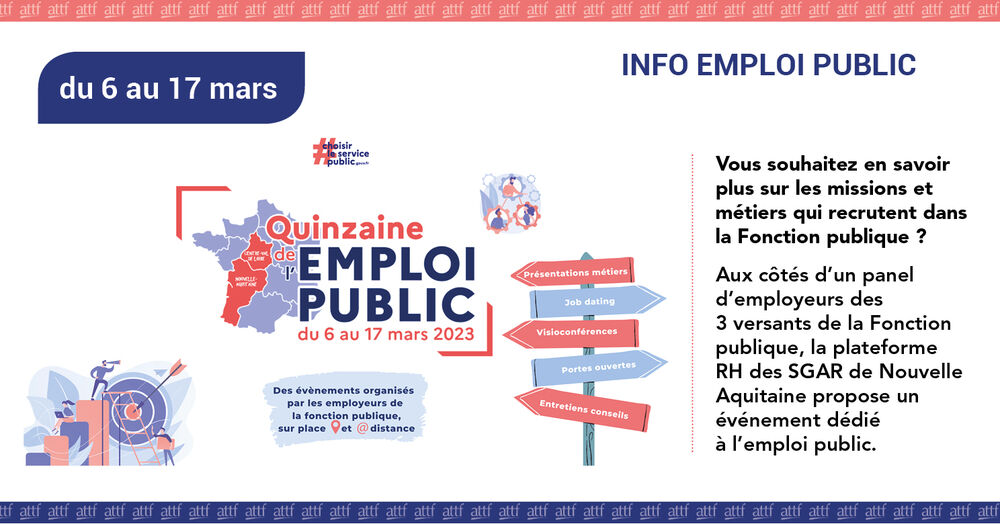 L'emploi public s'invite en Nouvelle Aquitaine L'emploi public s'invite en Nouvelle Aquitaine