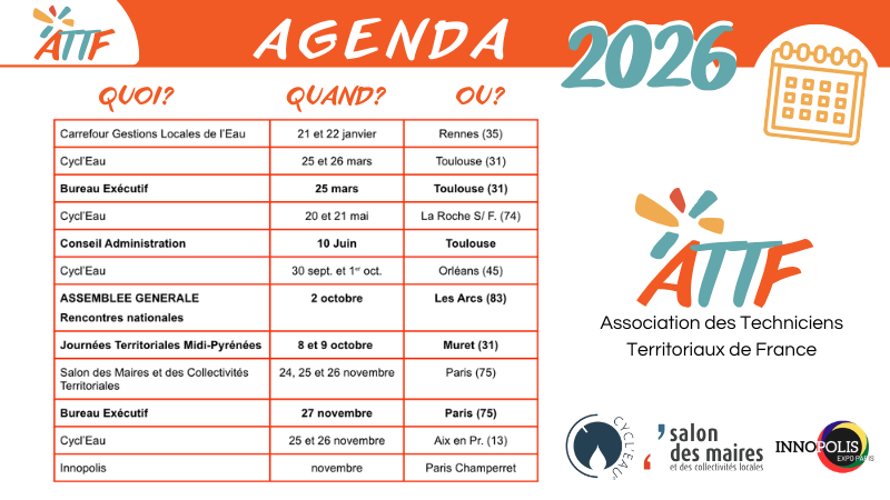 Nos rendez-vous 2026 - 2026