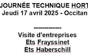 Journée technique Occitanie Hortis - zoom Journée technique Occitanie Hortis - zoom