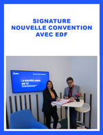 Signature de convention avec EDF